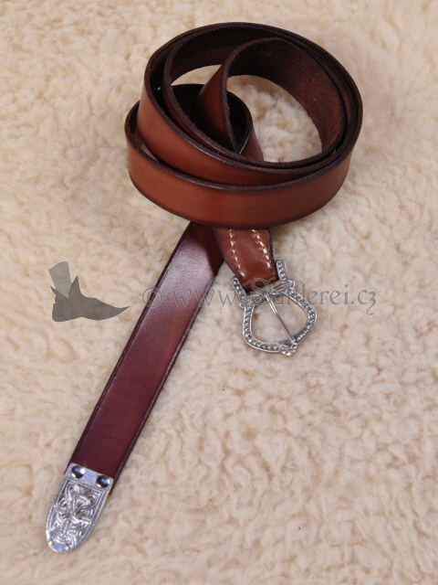 Viking belt hand sewn Leather Belt