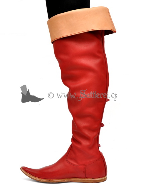 Spätmittelalter Stiefel Maximilian Mittelalter Riding Boots