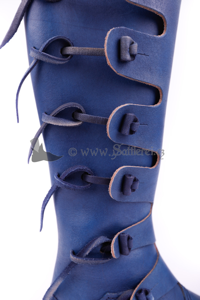 Mittelalter Schuhe - leder Ritterstiefel Ritterstiefel 11. - 13. Jahrhundert