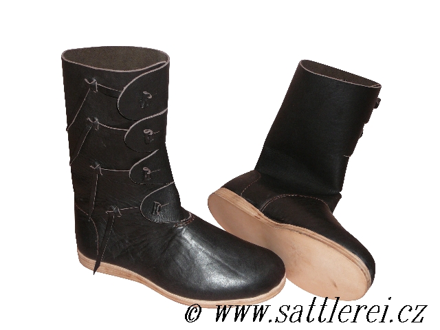 Mittelalter Wikinger Stiefel haithabu Handgemacht aus dem 9-10. Jh